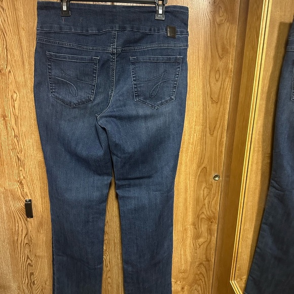 Jag Jeans Women's Sz 14 Medium Wash Blue Dive Stretchable High Rise Straight Leg - Picture 2 of 5